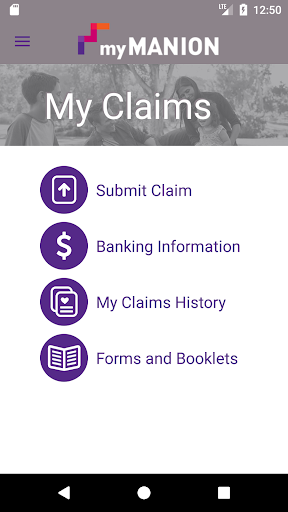 Android application myManion screenshort