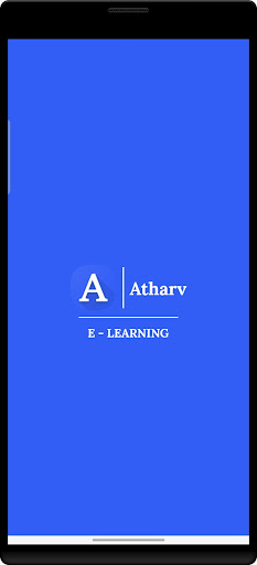 Android application Atharv E-learning screenshort