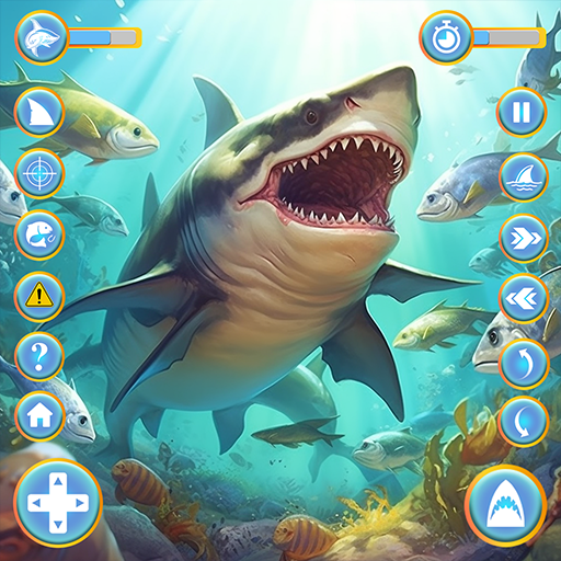 Killer Shark Attack: Fun Games  Icon