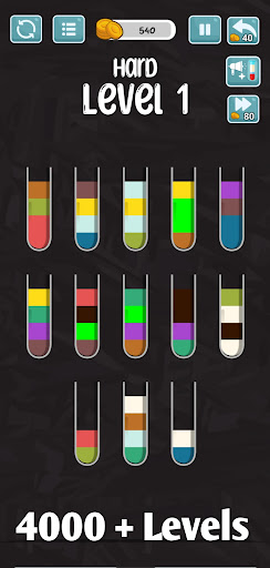 Water sort: colour puzzle game Screen 2