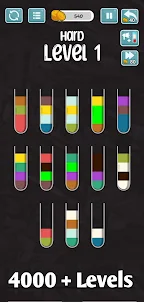 Water sort: colour puzzle game