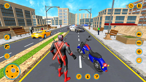 Android application Flying Panther Hero Super city screenshort