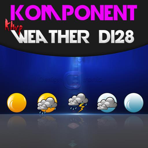 Komponent Weather di28 klwp Header - AppWisp.com