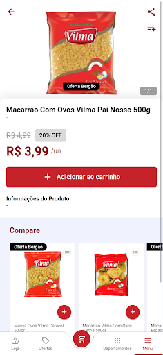 Bergão Supermercados Screen 2