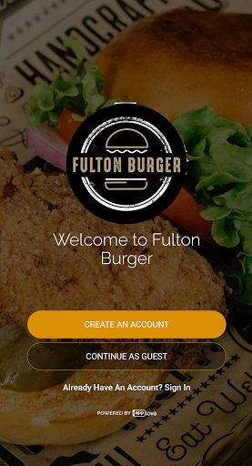 Android application Fulton Burger Dumbo screenshort