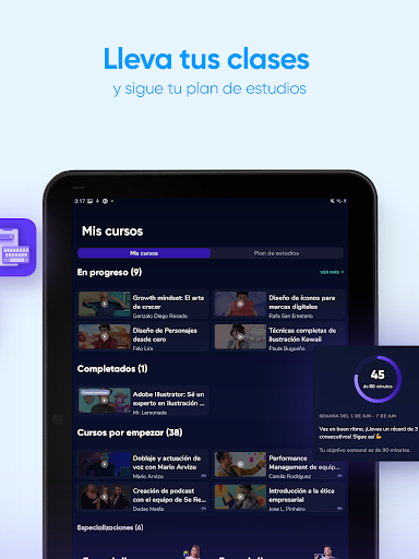Screenshot of Crehana - Cursos online