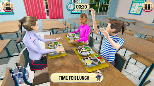 Screenshot 7 Virtual High School Girl Game- android