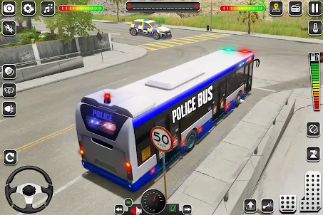 경찰 버스 시뮬레이터 버스 게임