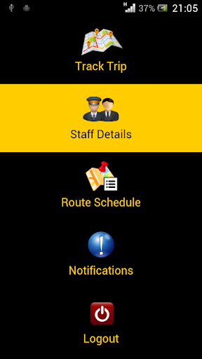 Android application TrackETA PARENT screenshort