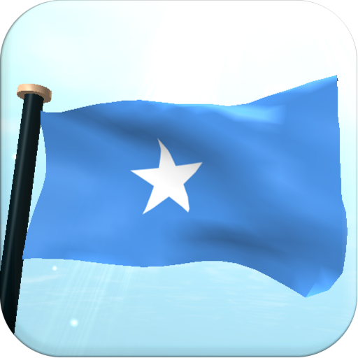 Somalia Flag 3D Free Wallpaper logo
