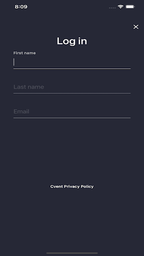 Aon Events App Screen 3