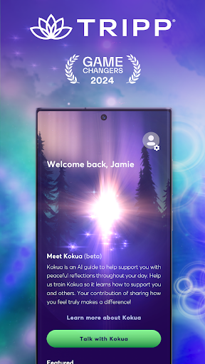 Screenshot of TRIPP Mobile