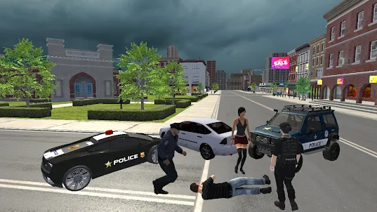 パトカー運転警官3Dゲーム