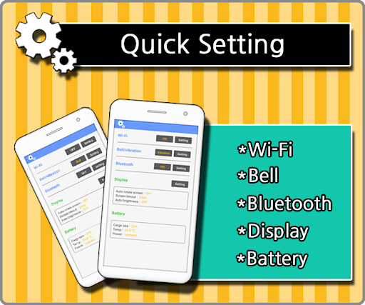 Android application Quick Setting+ (WiFi/Screen) screenshort