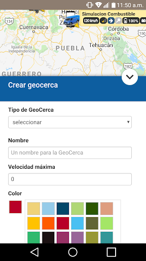 SISE GPS Screen 3