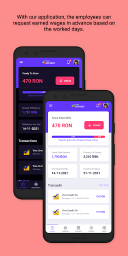 Android application AEVA (BETA) screenshort