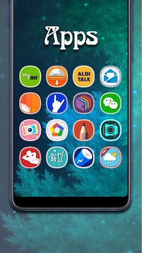 Owl in Scarf - Icon Pack Screen 2