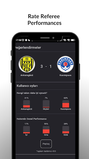FairPlay - Rate Matches & Refs Screen 3