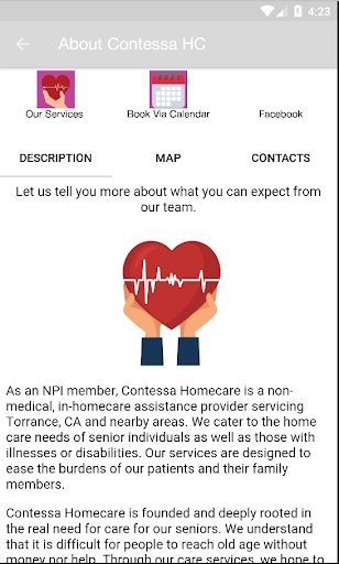 Contessa HomeCare Screen 2