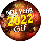 Happy New Year GIF 2022 icon