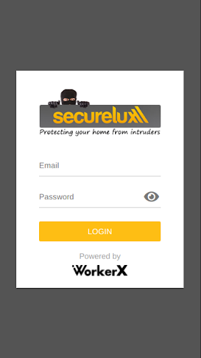 Android application Securelux - WorkerX screenshort