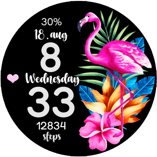 Summer Bloom Watchface logo