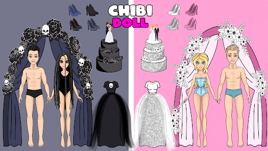 Screenshot 9 Chibi Doll Girl: Dress up Game android