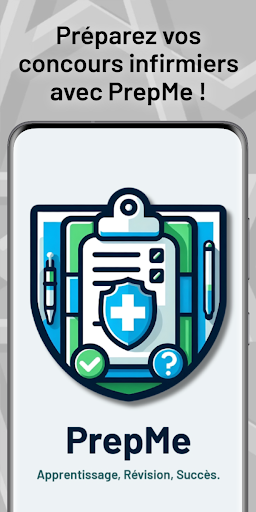 Android application PrepMe (concours infirmiers) screenshort