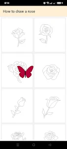 How to draw Rose