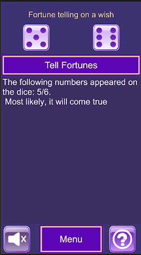 Fortune Telling on Dice Screen 3