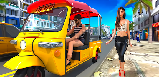 Rickshaw Rush - 旅遊遊戲