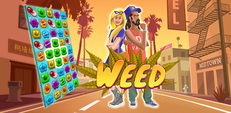 Weed Match 3 Candy Jewel - Crush cool puzzle games