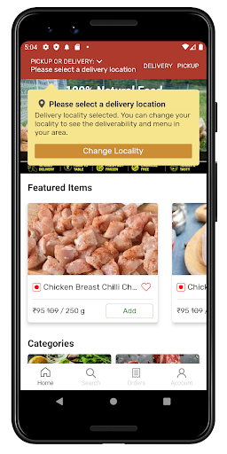 NeatMeats Screen 2