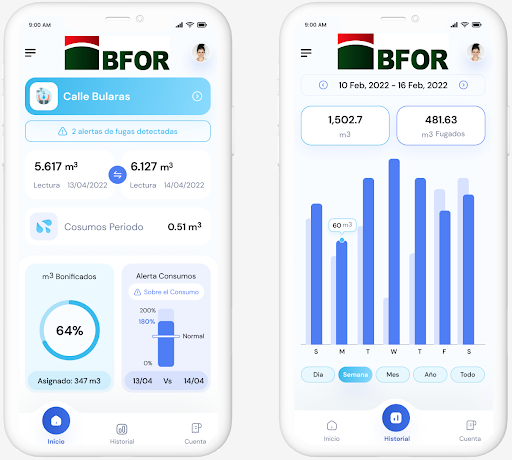 Bularas Water Metering App Screen 2