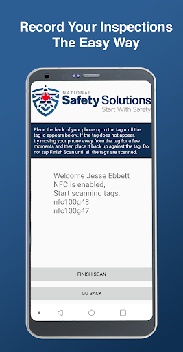 Android application NSSL Work Safe screenshort