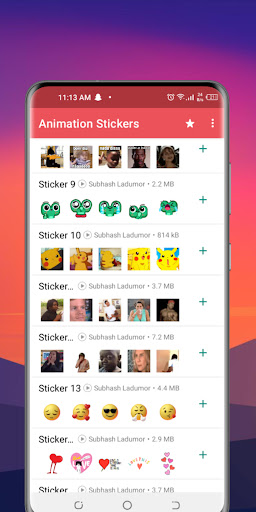 Animated Stickers for WhatsApp