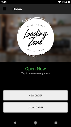 Android application Loading Zone screenshort