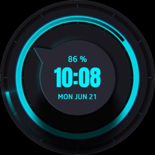 BlueCircle Watch Face for Wear 1.0.2 Icon