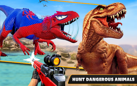 Wild Dino Hunting Animal Games