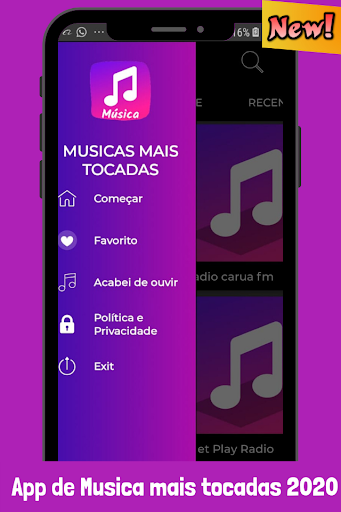 Musicas mais tocadas App Screen 3