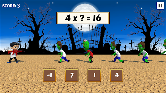 Math Games: Math Zombies Games