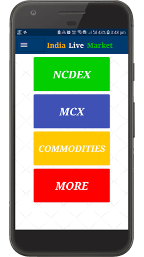 Android application India Live Market screenshort