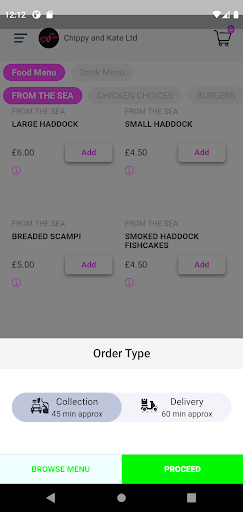 HOOKED&COOKED Screen 2