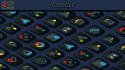Camo Dark Icon Pack Screen 2