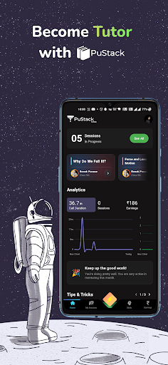 Android application PuStack Tutor screenshort