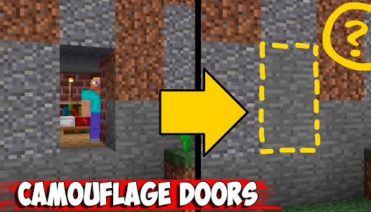 Camouflage Doors Mods for MCPE