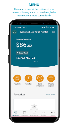 Android application Synergy CU Mobile screenshort