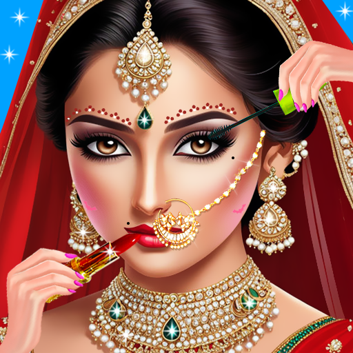 Indian Wedding Makeup Dressup logo