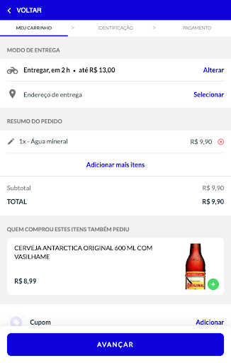 Big Festas Delivery Screen 3