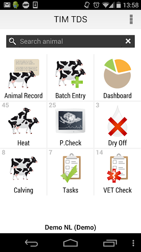 Android application TIM TDS screenshort